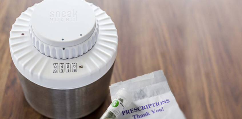 The SneakGuard, weed storage